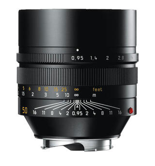 Leica Noctilux-M 50mm f/0.95 ASPH, Svart Filterfatning E60